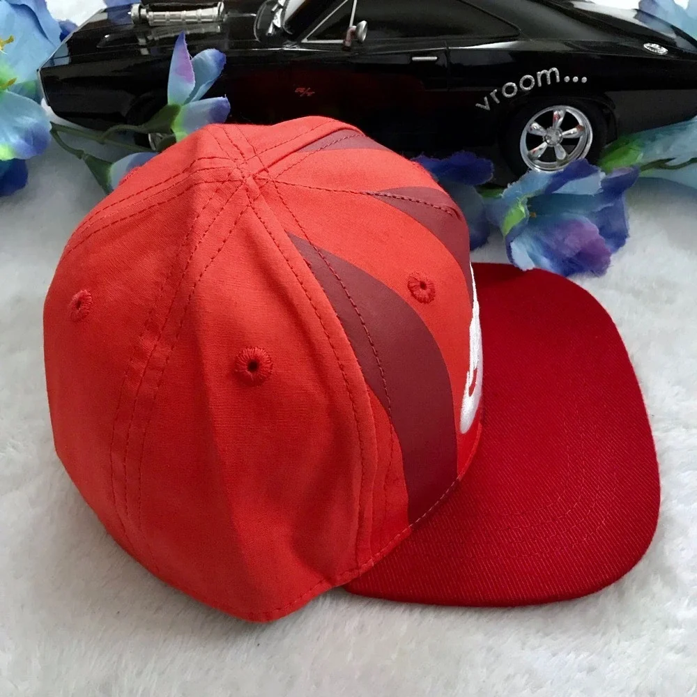 Nike NWOT Orange and Dark Red Baseball Cap for Boys Infants